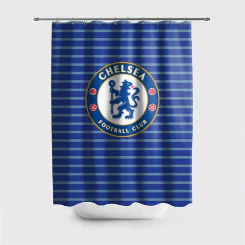 Штора 3D для ванной Chelsea FC