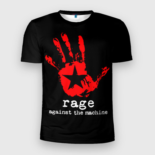 Мужская футболка 3D Slim Rage Against the Machine, цвет 3D печать