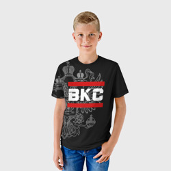 Детская футболка 3D ВКС белый герб РФ - фото 2
