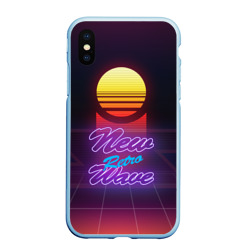 Чехол для iPhone XS Max матовый New Retro Wave