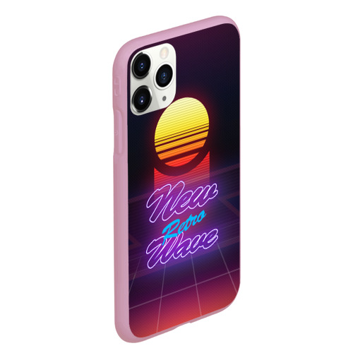 Чехол для iPhone 11 Pro Max матовый New Retro Wave, цвет розовый - фото 3