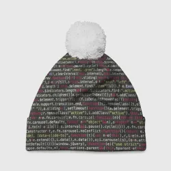 Шапка 3D c помпоном Programming , Программирование