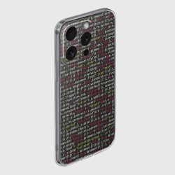 Чехол для iPhone 15 Pro Max силиконовый с защитой камеры Programming , Программирование - фото 2