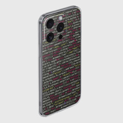 Чехол для iPhone 15 Pro силиконовый с защитой камеры Programming , Программирование - фото 2