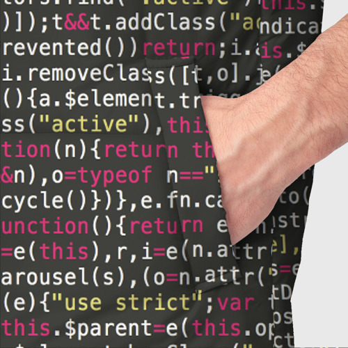 Мужской жилет утепленный 3D Programming , Программирование, цвет черный - фото 6