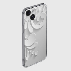 Чехол для iPhone 15 силиконовый с защитой камеры Нежность и страсть - фото 2