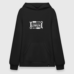 Худи SuperOversize хлопок Потому что это Linux
