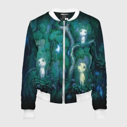 Женский бомбер 3D Принцесса Мононоке 5