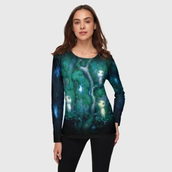 Женский лонгслив 3D Принцесса Мононоке 5 - фото 2