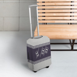 Чехол для чемодана 3D Свитер с оленем - фото 2