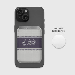 Картхолдер Magsafe магнитный Свитер с оленем - фото 2