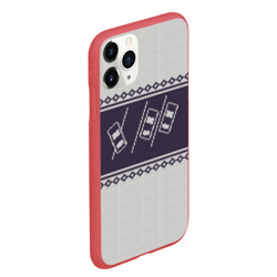 Чехол для iPhone 11 Pro Max матовый Свитер с оленем - фото 2