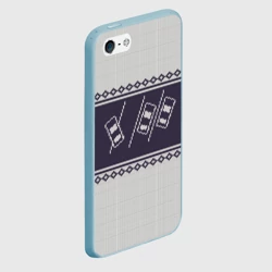 Чехол для iPhone 5/5S матовый Свитер с оленем - фото 2