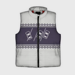 Женский жилет утепленный 3D Свитер с оленем