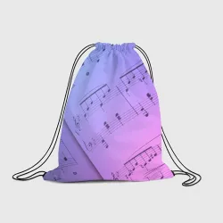 Рюкзак-мешок 3D Ноты
