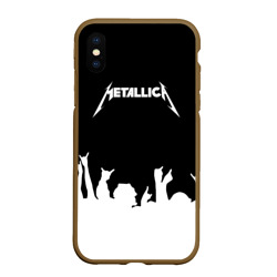 Чехол для iPhone XS Max матовый Metallica