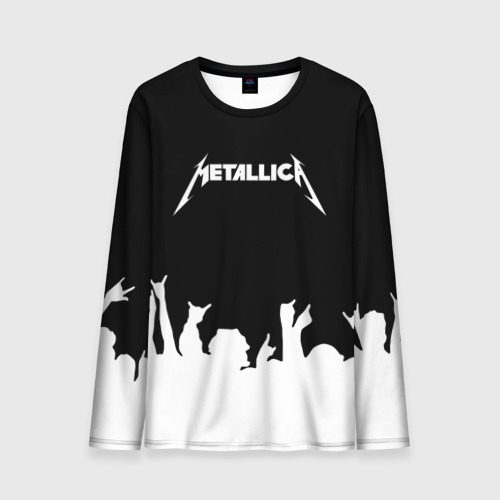 Мужской лонгслив 3D Metallica, цвет 3D печать