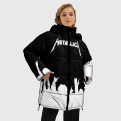 Женская зимняя куртка Oversize Metallica - фото 2