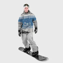 Накидка на куртку 3D Свитер с Оленем