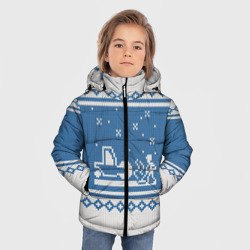 Зимняя куртка для мальчиков 3D Свитер с Оленем - фото 2