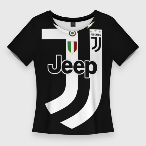 Женская футболка 3D Slim Juventus FIFA Edition, цвет 3D печать