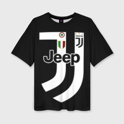 Женская футболка oversize 3D Juventus FIFA Edition