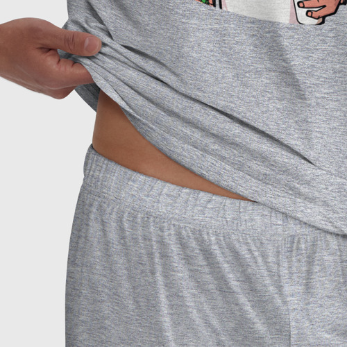 Мужская пижама хлопок с принтом Lil Pump, фото #4