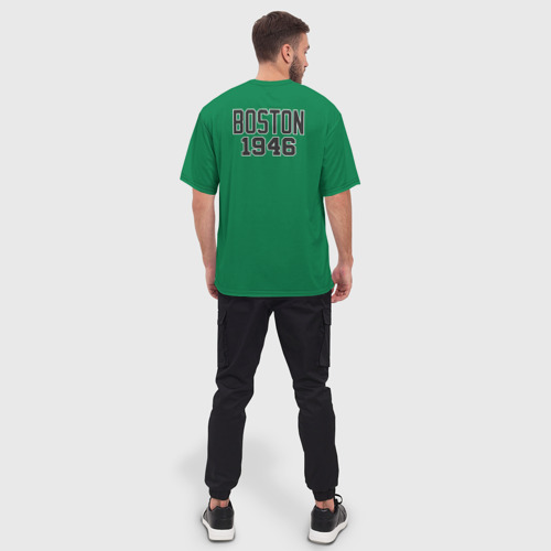 Мужская футболка oversize 3D Boston Celtics, цвет 3D печать - фото 4