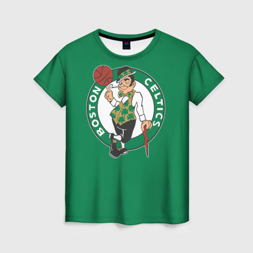 Женская футболка 3D Boston Celtics, цвет 3D печать