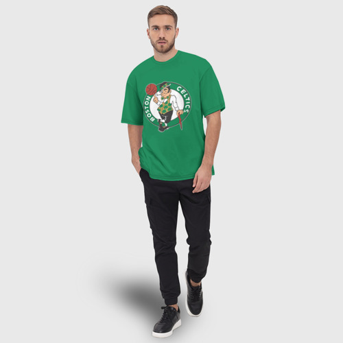 Мужская футболка oversize 3D Boston Celtics, цвет 3D печать - фото 5