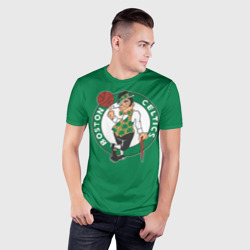 Мужская футболка 3D Slim Boston Celtics - фото 2