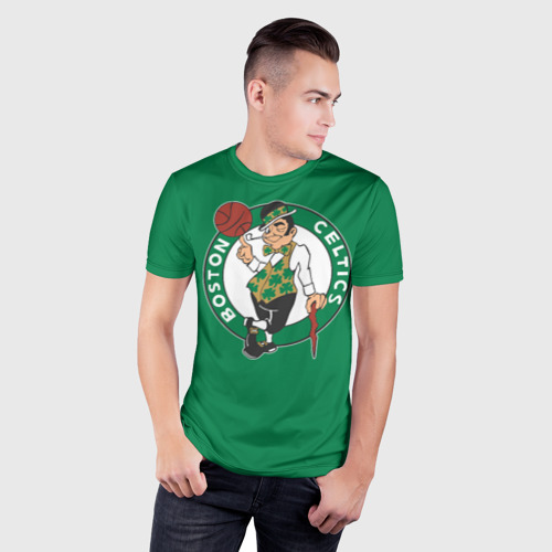 Мужская футболка 3D Slim Boston Celtics - фото 3