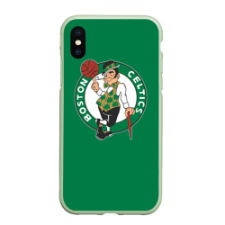 Чехол для iPhone XS Max матовый Boston Celtics