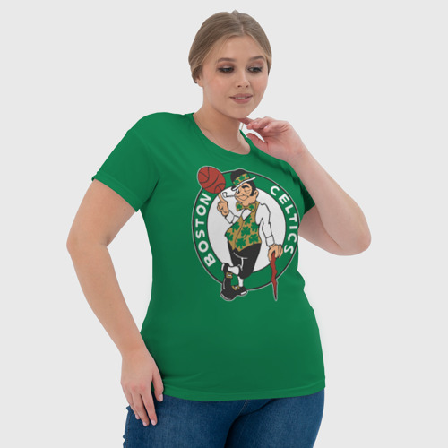 Женская футболка 3D Boston Celtics, цвет 3D печать - фото 6