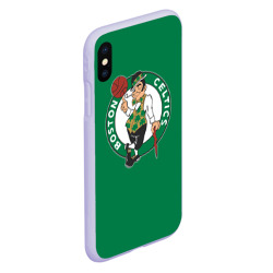 Чехол для iPhone XS Max матовый Boston Celtics - фото 2