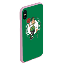 Чехол для iPhone XS Max матовый Boston Celtics - фото 2