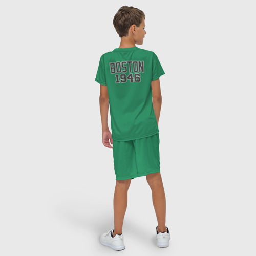 Детский костюм с шортами 3D Boston Celtics, цвет 3D печать - фото 4