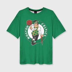 Женская футболка oversize 3D Boston Celtics