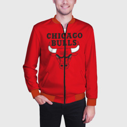 Мужской бомбер 3D Chicago Bulls - фото 2