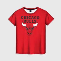 Женская футболка 3D Chicago Bulls