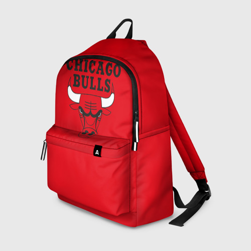 Рюкзак 3D с принтом Chicago Bulls, вид спереди #2