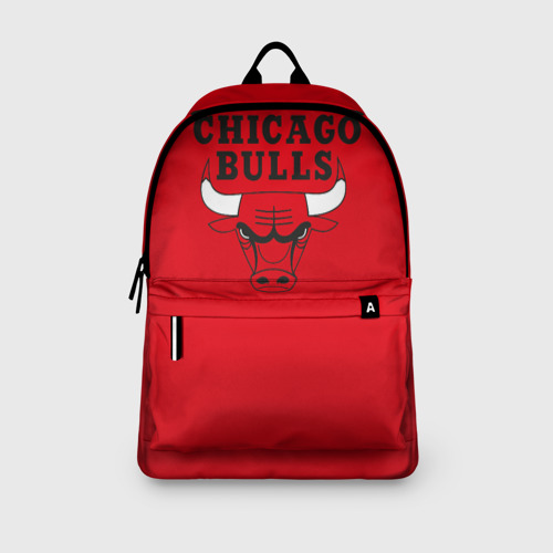 Рюкзак 3D с принтом Chicago Bulls, вид сбоку #3