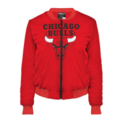 Женский бомбер 3D Chicago Bulls