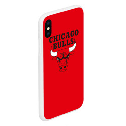 Чехол для iPhone XS Max матовый Chicago Bulls - фото 2