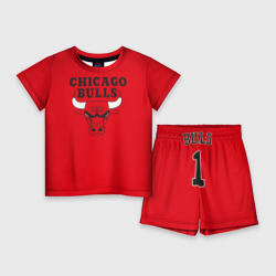 Детский костюм с шортами 3D Chicago Bulls