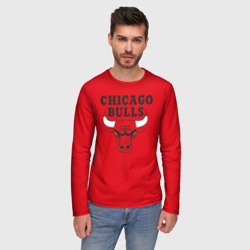 Мужской лонгслив 3D Chicago Bulls - фото 2