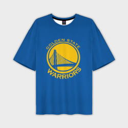 Мужская футболка oversize 3D Golden State Warriors