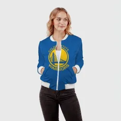Женский бомбер 3D Golden State Warriors - фото 2