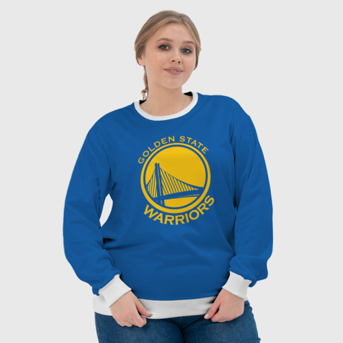 Женский свитшот 3D Golden State Warriors - фото 6