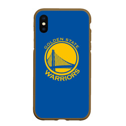 Чехол для iPhone XS Max матовый Golden State Warriors